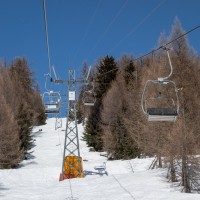 Sesselbahn Bellwald-Richinen, April 2018