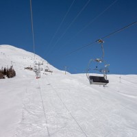 Sesselbahn Bellwald-Richinen, April 2018