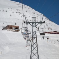 Sesselbahn Bellwald-Richinen, April 2018