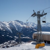 Sesselbahn Bellwald-Richinen, April 2018