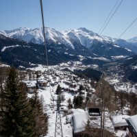 Sesselbahn Bellwald-Richinen, April 2018