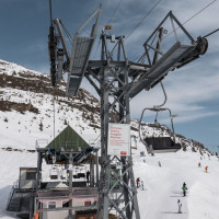 Sesselbahn Bellwald-Richinen, März 2022