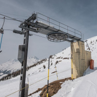 Bergstation des Schlepplifts Fleschen, März 2022