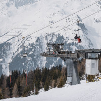 Bergstation des Schlepplifts Matten, März 2022