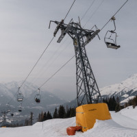 Sesselbahn Bellwald-Richinen, März 2022