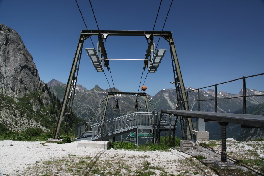 Luftseilbahn Pranzaira-Albigna, Juli 2010