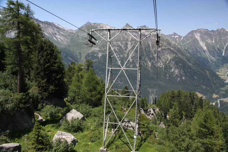 Luftseilbahn Pranzaira-Albigna, Juli 2010