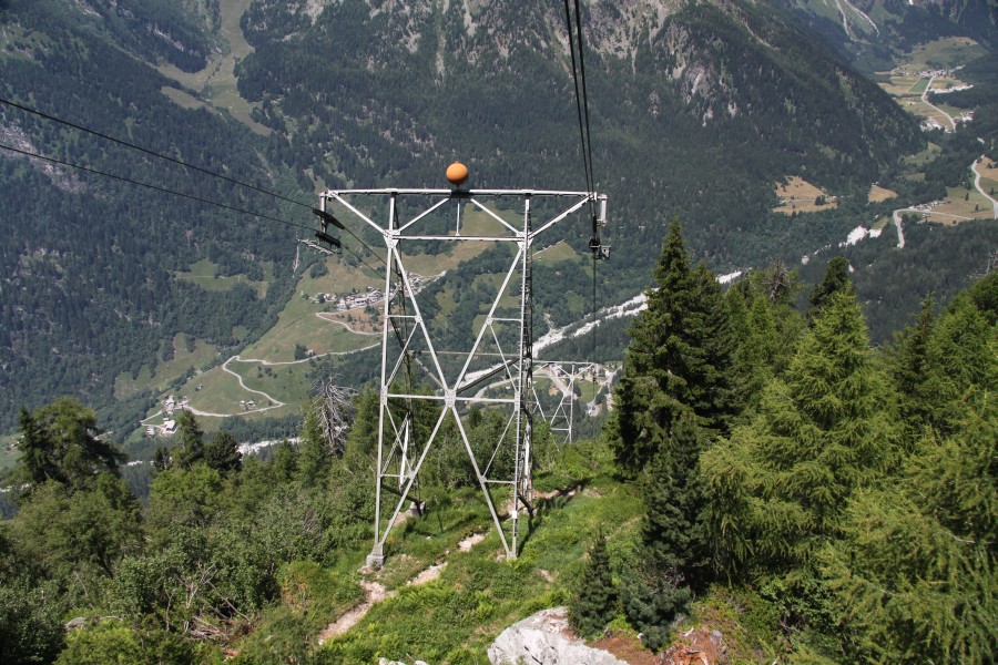 Luftseilbahn Pranzaira-Albigna, Juli 2010