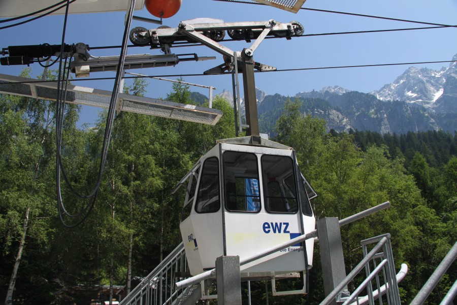 Luftseilbahn Pranzaira-Albigna, Juli 2010