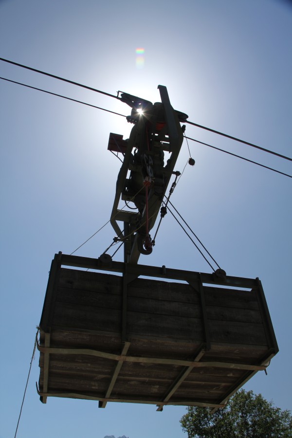 Luftseilbahn Ca d'Faret-Murtaira, Juli 2010