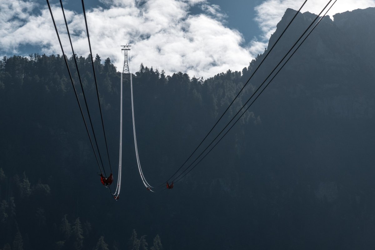 Luftseilbahn Pranzaira-Albigna, September 2023