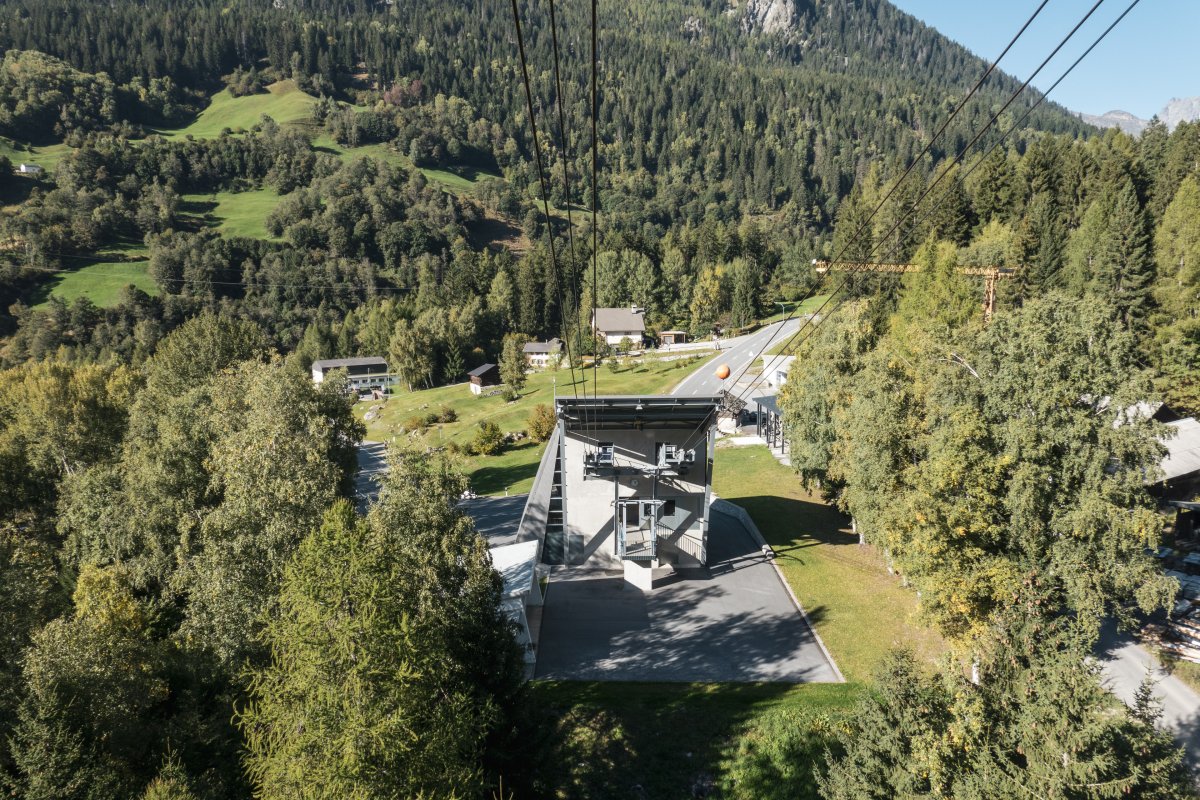 Luftseilbahn Pranzaira-Albigna, September 2023