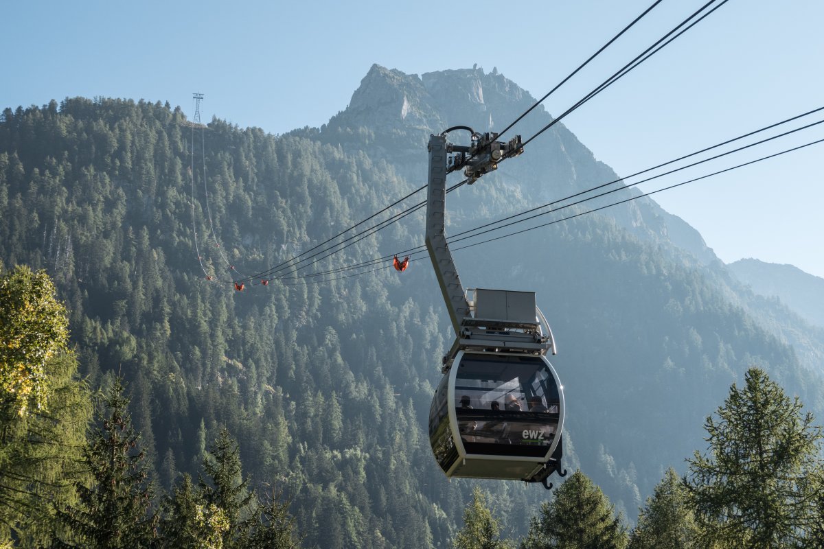 Luftseilbahn Pranzaira-Albigna, September 2023