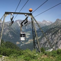 Luftseilbahn Pranzaira-Albigna, Juli 2010