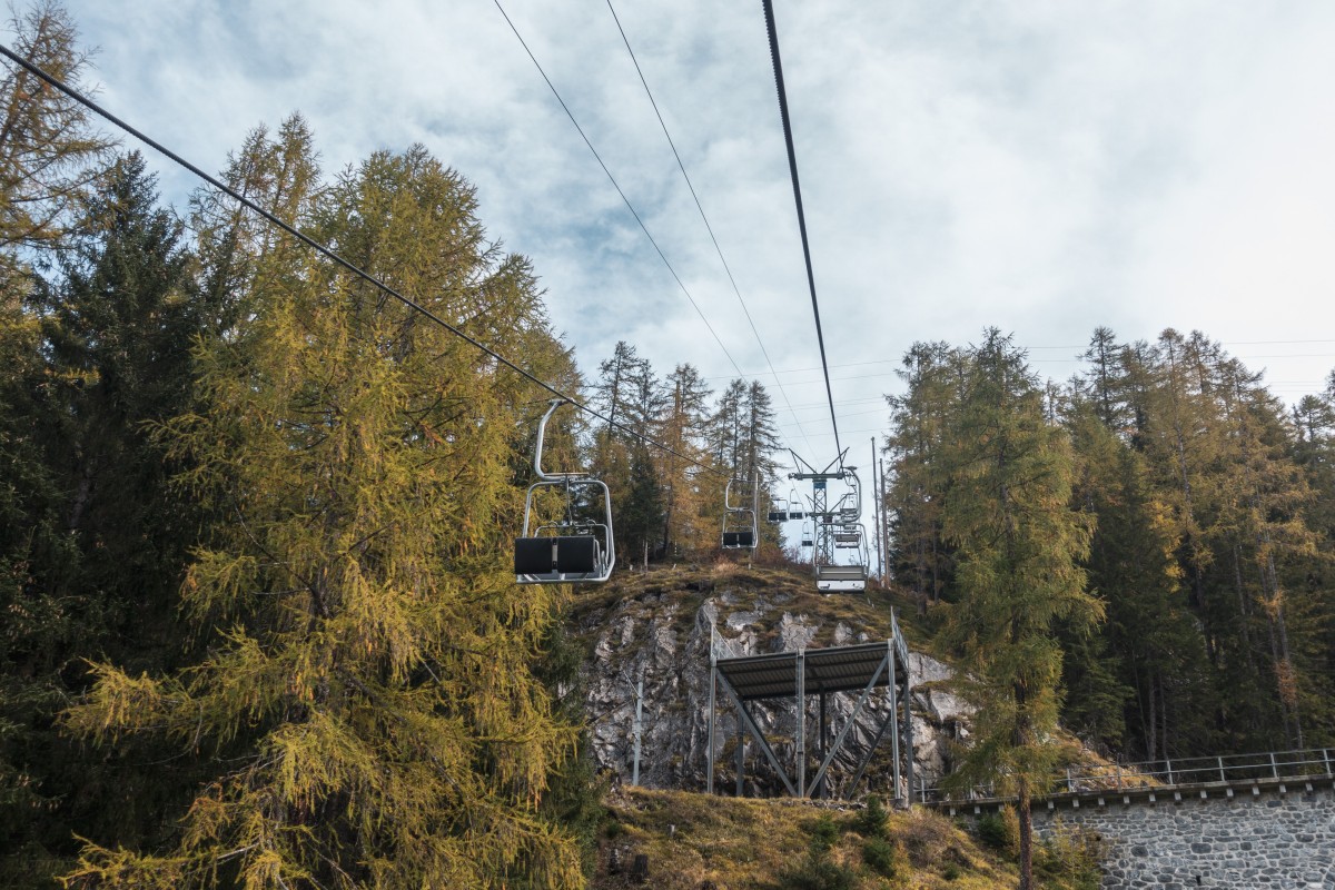 Sesselbahn Bergün-Darlux, Oktober 2020