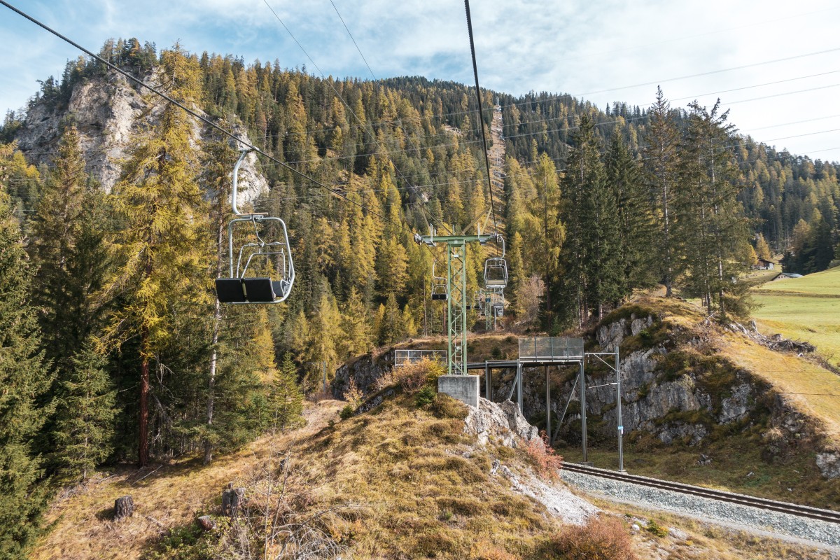 Sesselbahn Bergün-Darlux, Oktober 2020