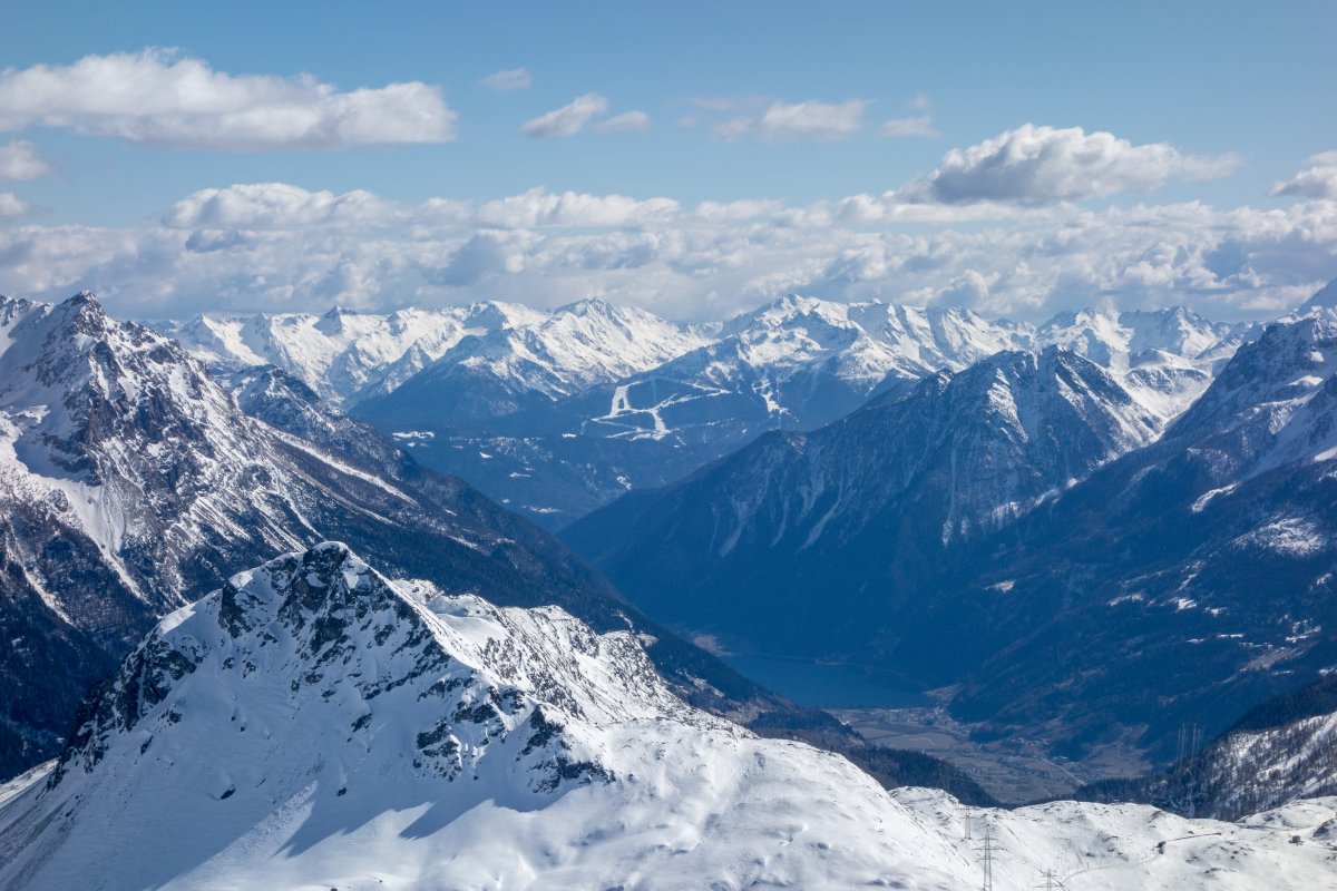 Panorama vom Piz Lagalb, März 2019