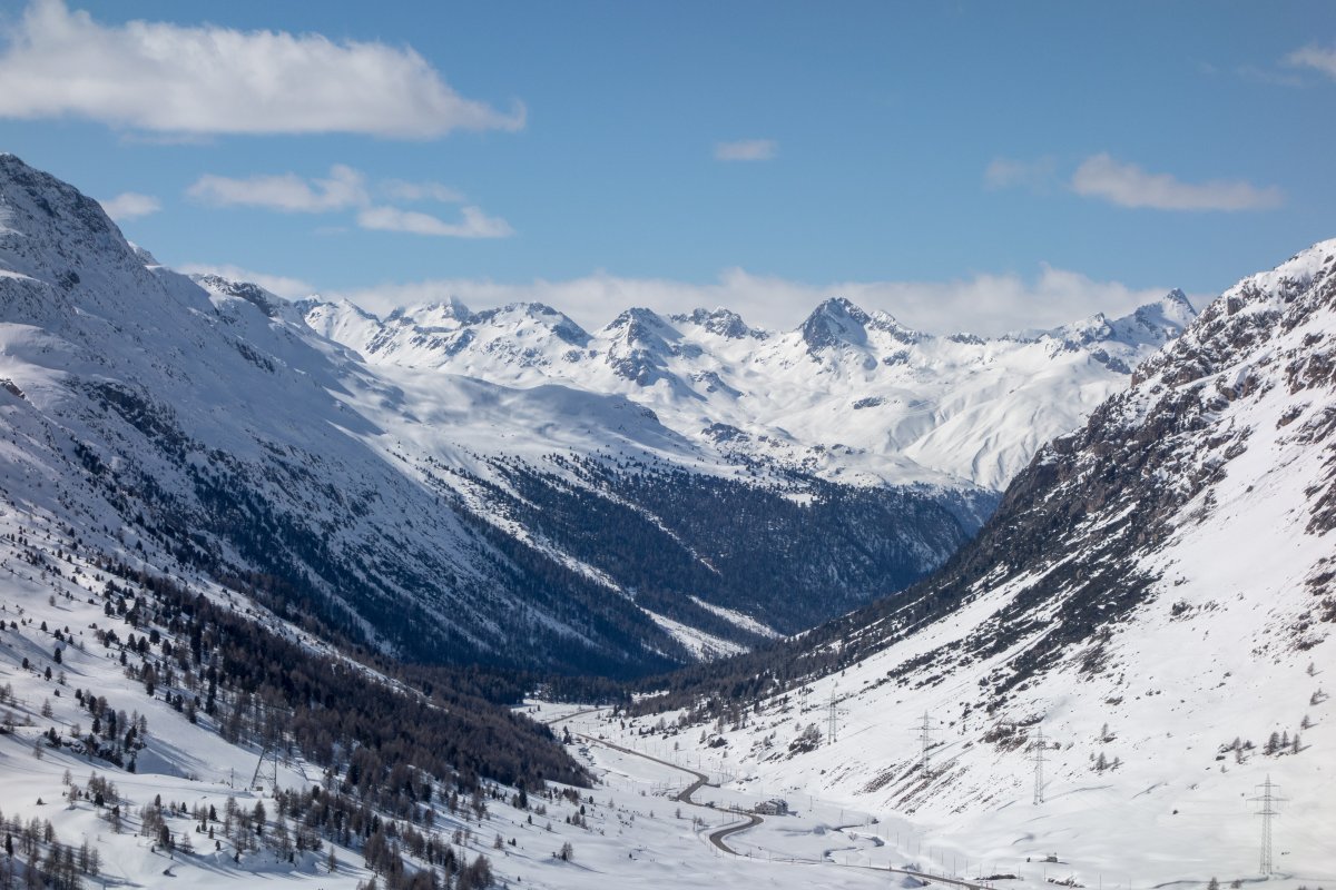 Panorama vom Piz Lagalb, März 2019