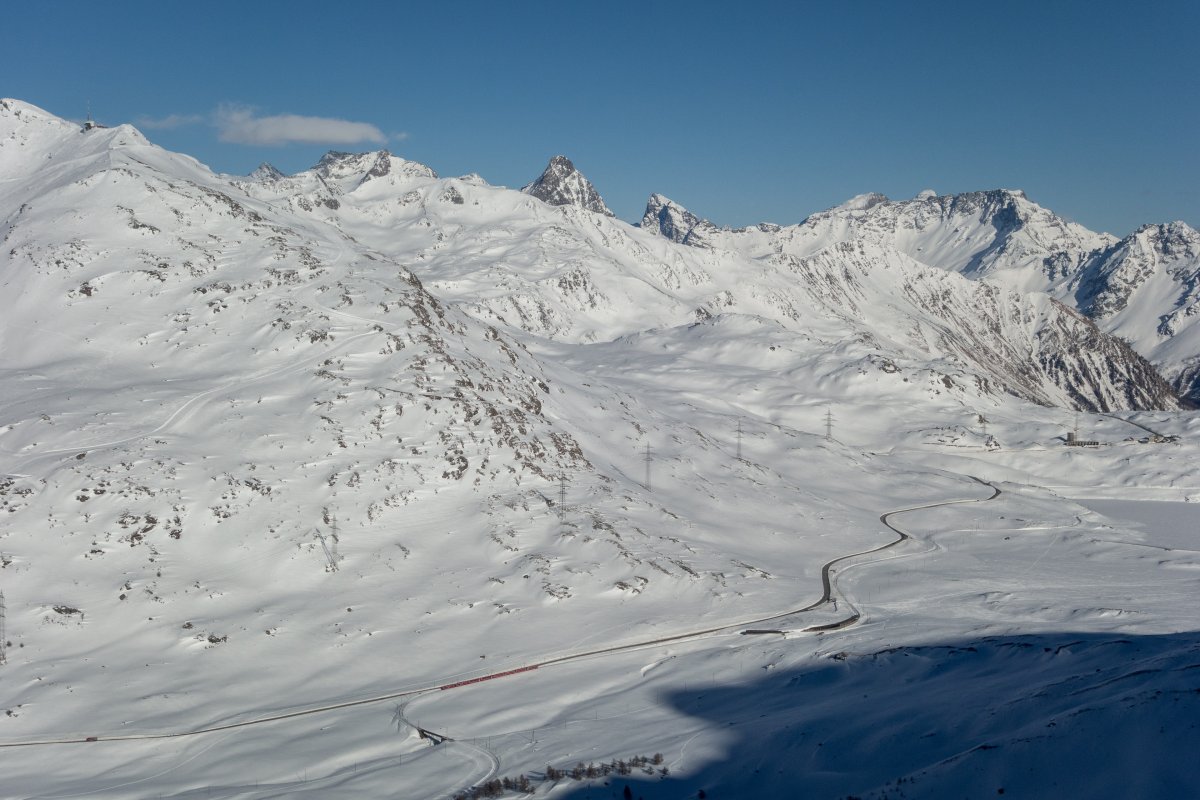 Berninapass, März 2019