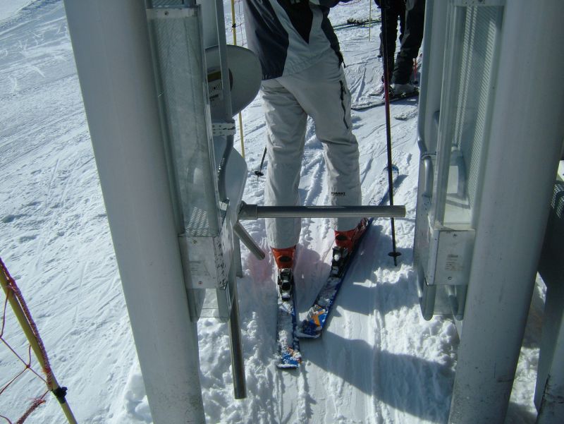 Drehkreuz am Schlepplift Mot-Scalotta, Februar 2007