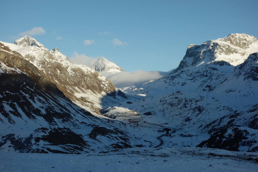 Julierpass, Dezember 2013