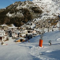 Schlepplift Bivio-Cuolmens, Dezember 2013