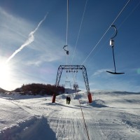 Schlepplift Bivio-Cuolmens, Dezember 2013