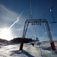 Schlepplift Bivio-Cuolmens, Dezember 2013