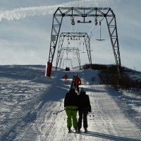 Schlepplift Bivio-Cuolmens, Dezember 2013