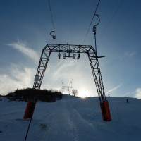 Schlepplift Bivio-Cuolmens, Dezember 2013