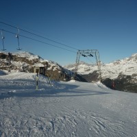Schlepplift Bivio-Cuolmens, Dezember 2013