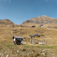 Talstation des Schlepplifts Stafla, September 2023