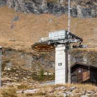 Bergstation des Schlepplifts Laarch-Grossalp, September 2023