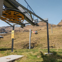 Talstation des Schlepplifts Guriner Furka, September 2023