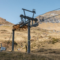 Bergstation des Schlepplifts Stafla, September 2023
