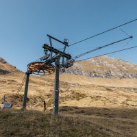 Bergstation des Schlepplifts Stafla, September 2023