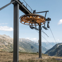 Bergstation des Schlepplifts Stafla, September 2023