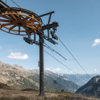 Bergstation des Schlepplifts Stafla, September 2023