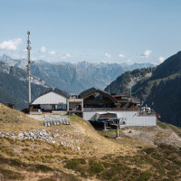 Talstation der Sesselbahn Grossalp-Rossboda, September 2023