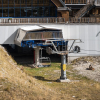 Talstation der Sesselbahn Grossalp-Rossboda, September 2023