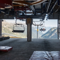 Bergstation der Sesselbahn Bosco/Gurin-Grossalp, September 2023