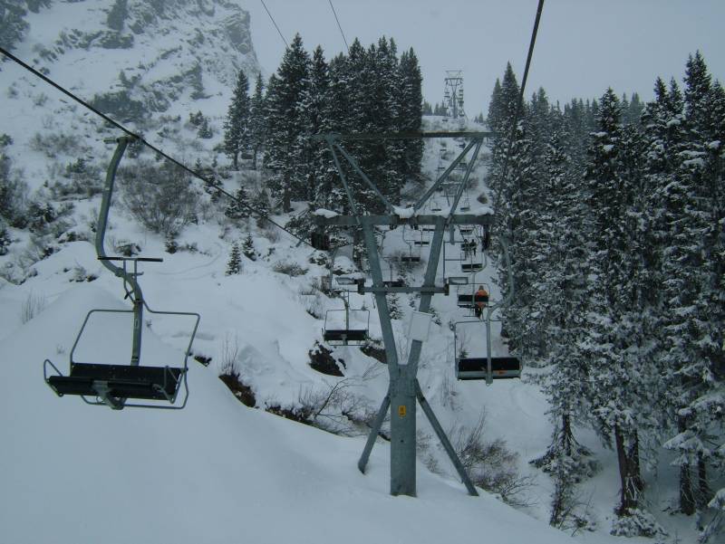 Sesselbahn Grotzenbüel-Seblengrat, Februar 2006