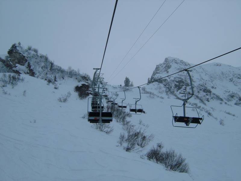 Sesselbahn Bächital-Seblegrat, Februar 2006