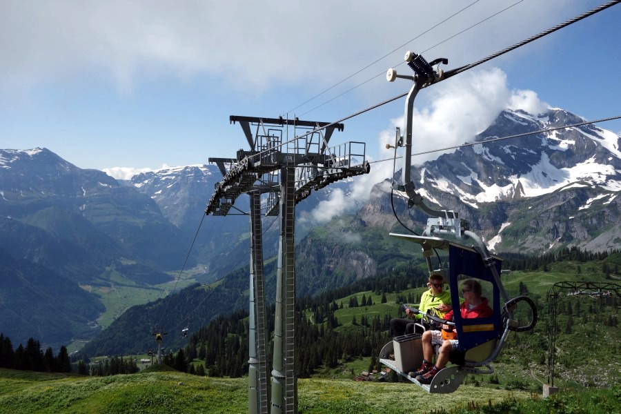 Kombibahn Braunwald-Gumen, Juli 2013