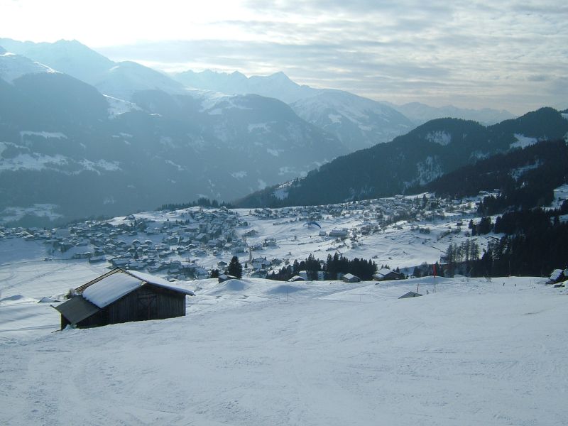 Bereich des ehemaligen Schlepplifts Spinatsch-Crest Ault, Januar 2008