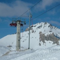 Bergstation des Schlepplifts Miret, Januar 2008