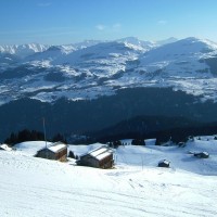 Panorama mit Obersaxen, Januar 2008