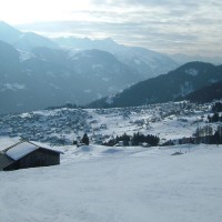 Bereich des ehemaligen Schlepplifts Spinatsch-Crest Ault, Januar 2008