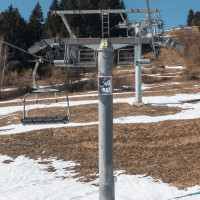 Sesselbahn Waltensburg-Alp Dado, Februar 2021