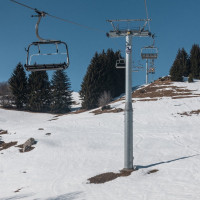 Sesselbahn Waltensburg-Alp Dado, Februar 2021